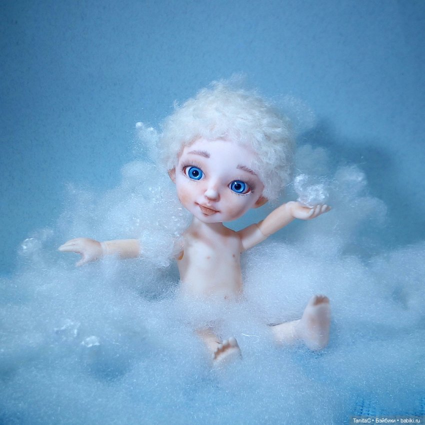 Так рождается ангелы! Ангел - перерожденный. (ООАК игровой куклы Лили) (фото 7)