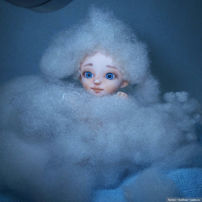 Так рождается ангелы! Ангел - перерожденный. (ООАК игровой куклы Лили) (фото 5)