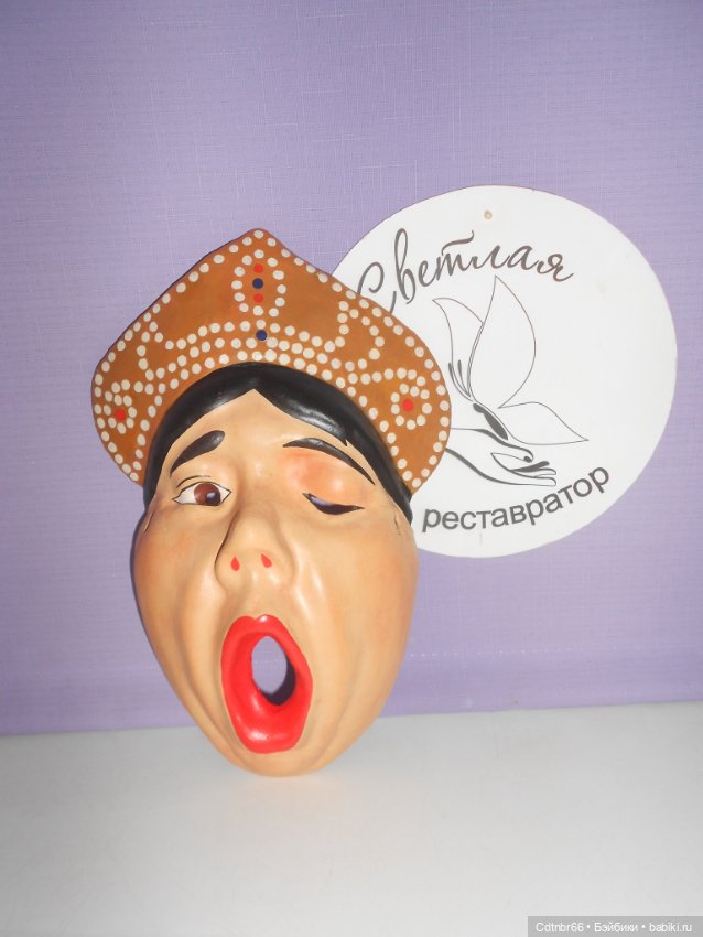 Старинная маска ТИГРА. Восстановление. Часть 2. Финал. И дополнительно: Маски "До и после реставрации"