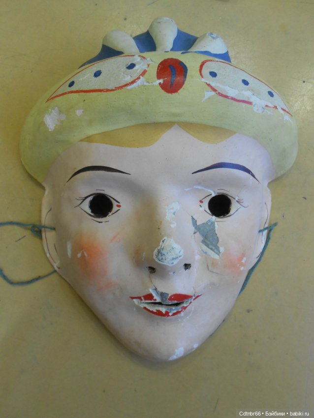Старинная маска ТИГРА. Восстановление. Часть 2. Финал. И дополнительно: Маски "До и после реставрации" (фото 5)