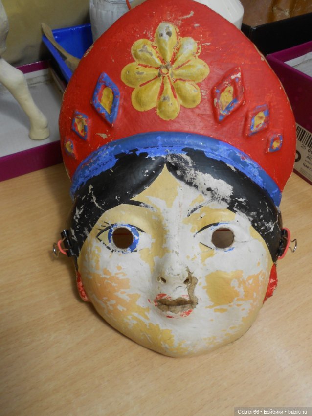 Старинная маска ТИГРА. Восстановление. Часть 2. Финал. И дополнительно: Маски "До и после реставрации"