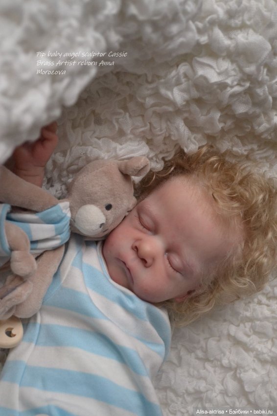 Милый ангел Пип родился. Кукла реборн Анны Морозовой (фото 8)
