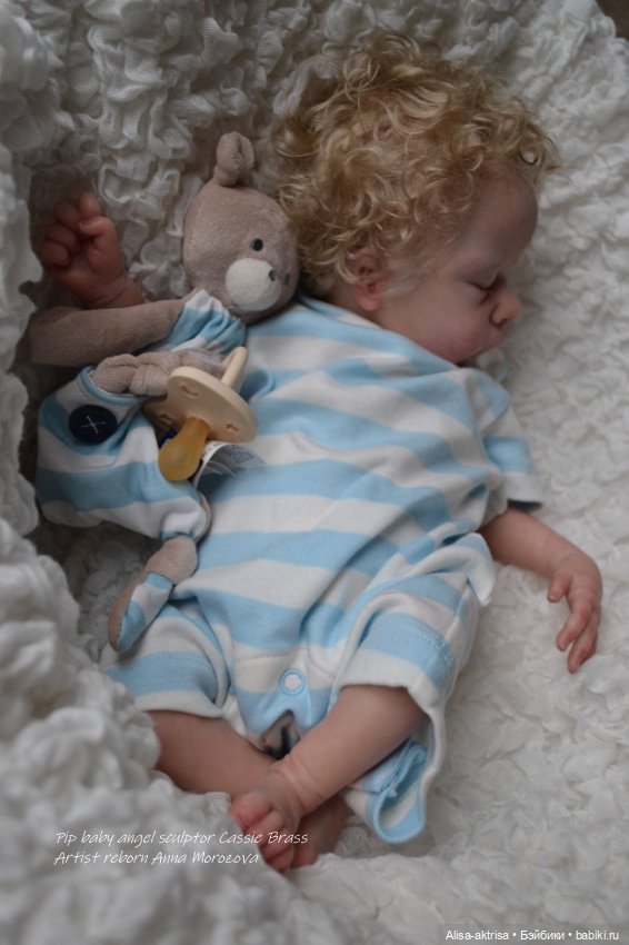 Милый ангел Пип родился. Кукла реборн Анны Морозовой (фото 9)