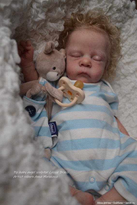 Милый ангел Пип родился. Кукла реборн Анны Морозовой (фото 10)