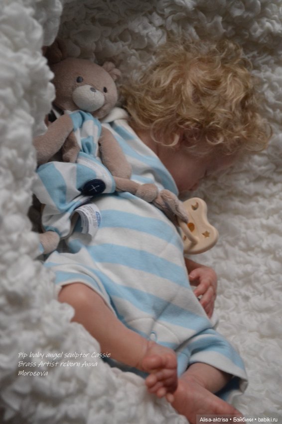 Милый ангел Пип родился. Кукла реборн Анны Морозовой