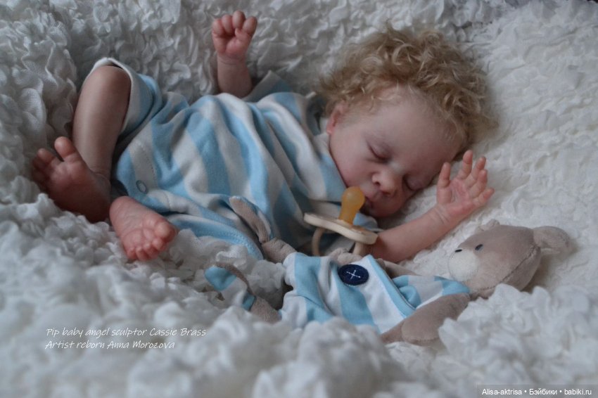 Милый ангел Пип родился. Кукла реборн Анны Морозовой