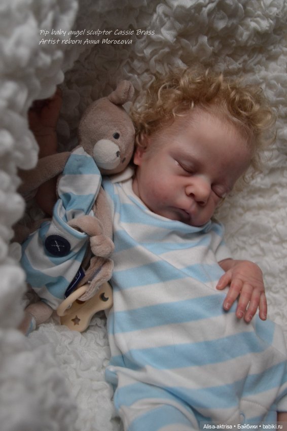 Милый ангел Пип родился. Кукла реборн Анны Морозовой
