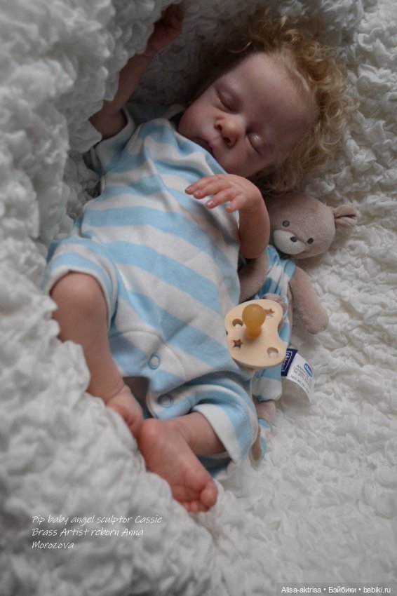 Милый ангел Пип родился. Кукла реборн Анны Морозовой