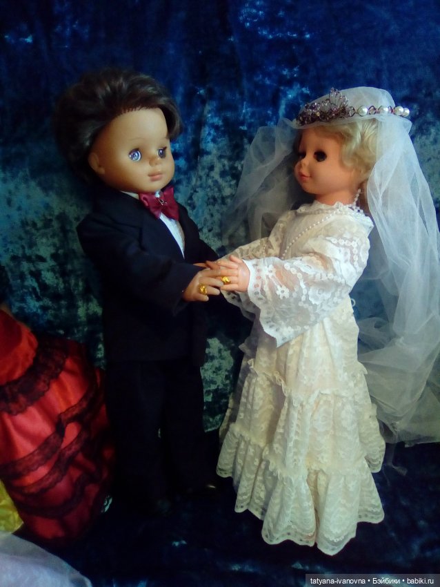 Кукольная свадьба — Коллекции винтажных кукол и игрушек: СССР