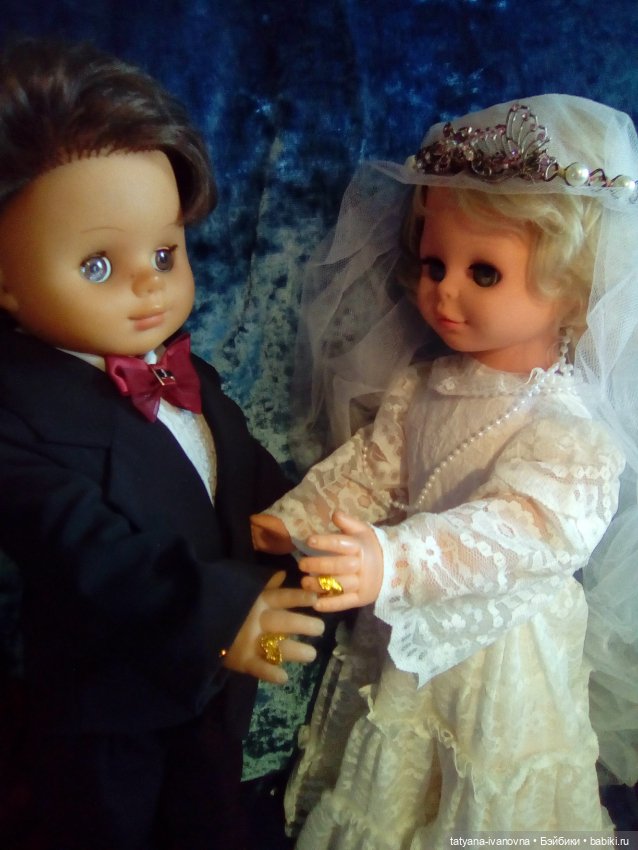 Кукольная свадьба — Коллекции винтажных кукол и игрушек: СССР
