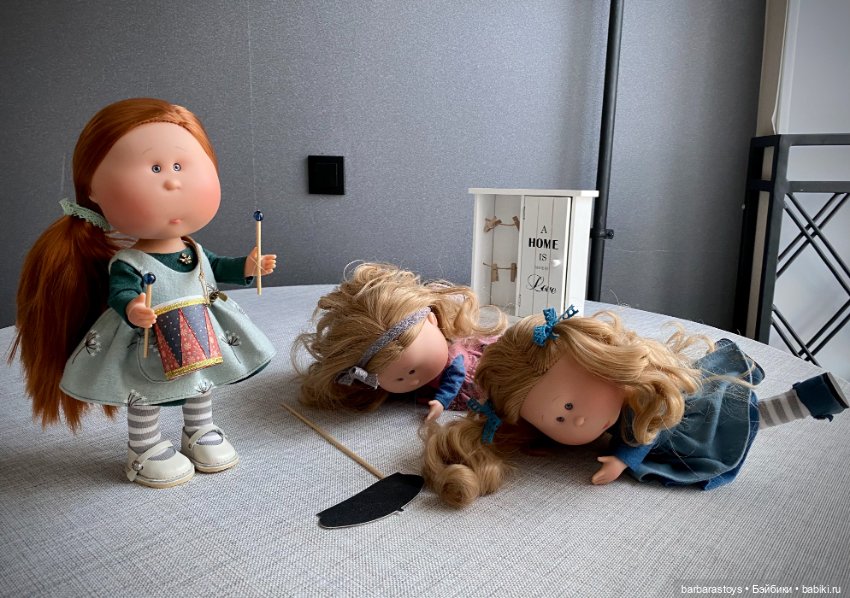 Кукольные будни - мы делили (апельсин) барабан (фото 9)