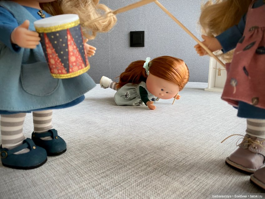 Кукольные будни - мы делили (апельсин) барабан