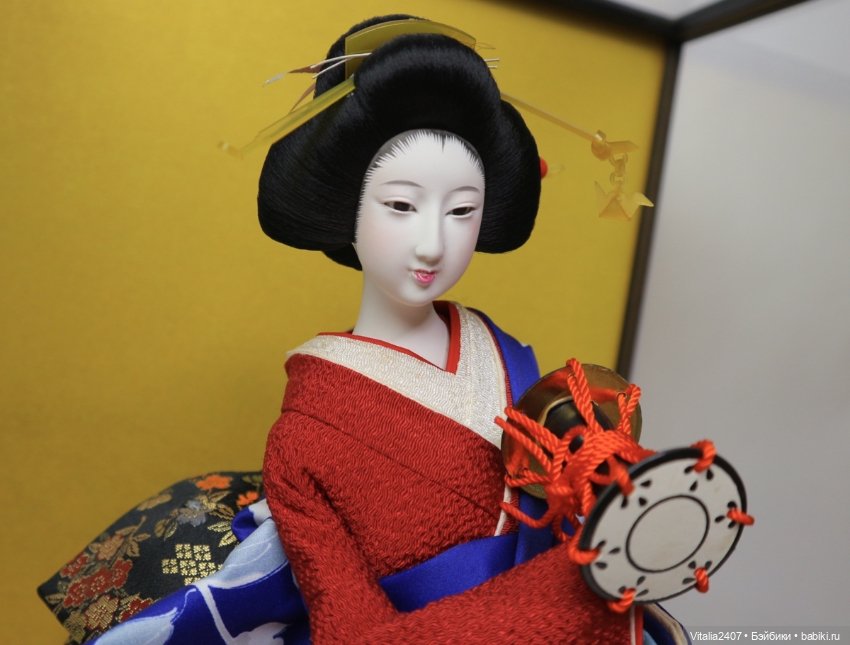 Гейша из театра Кабуки — Коллекционные куклы разных авторов (Разное): редкие бренды (фото 3)