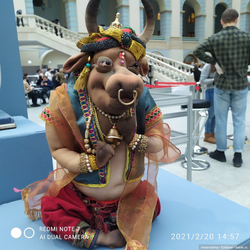 На выставке в Гостином дворе "Искусство куклы". часть 1