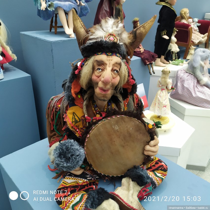 На выставке в Гостином дворе "Искусство куклы". часть 1