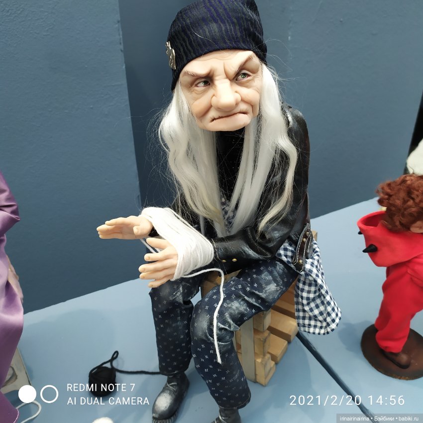 На выставке в Гостином дворе "Искусство куклы". часть 1