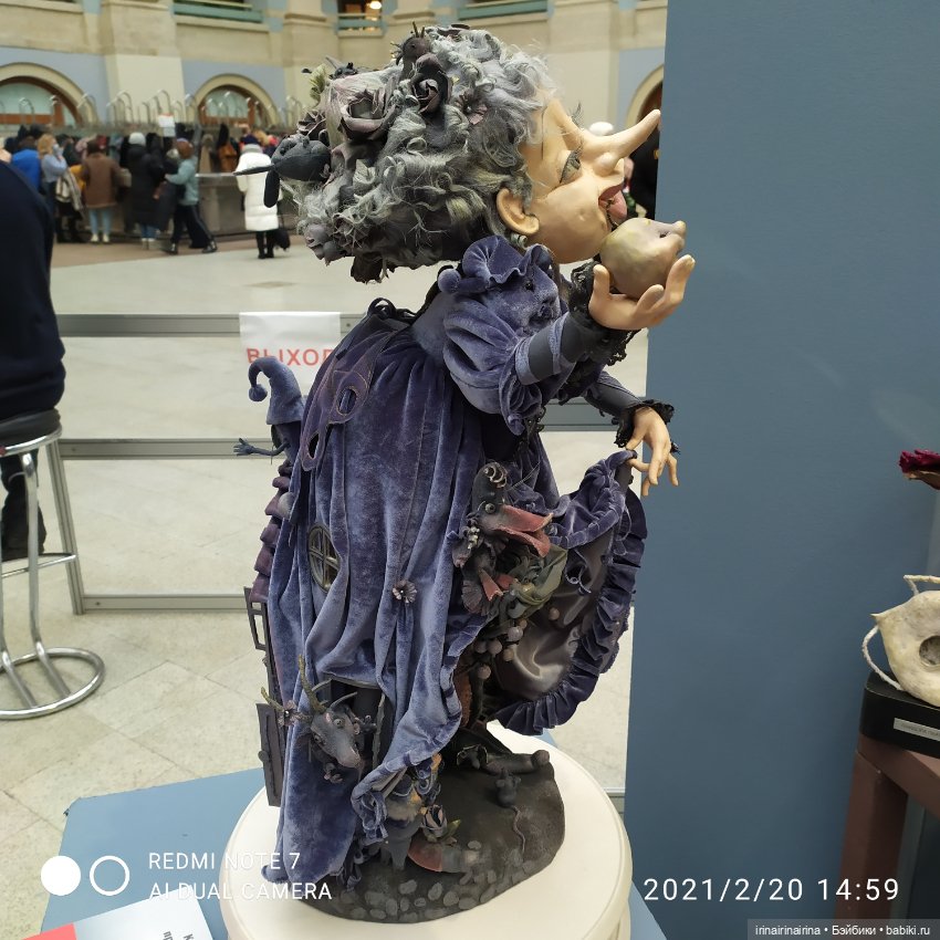 На выставке в Гостином дворе "Искусство куклы". часть 1