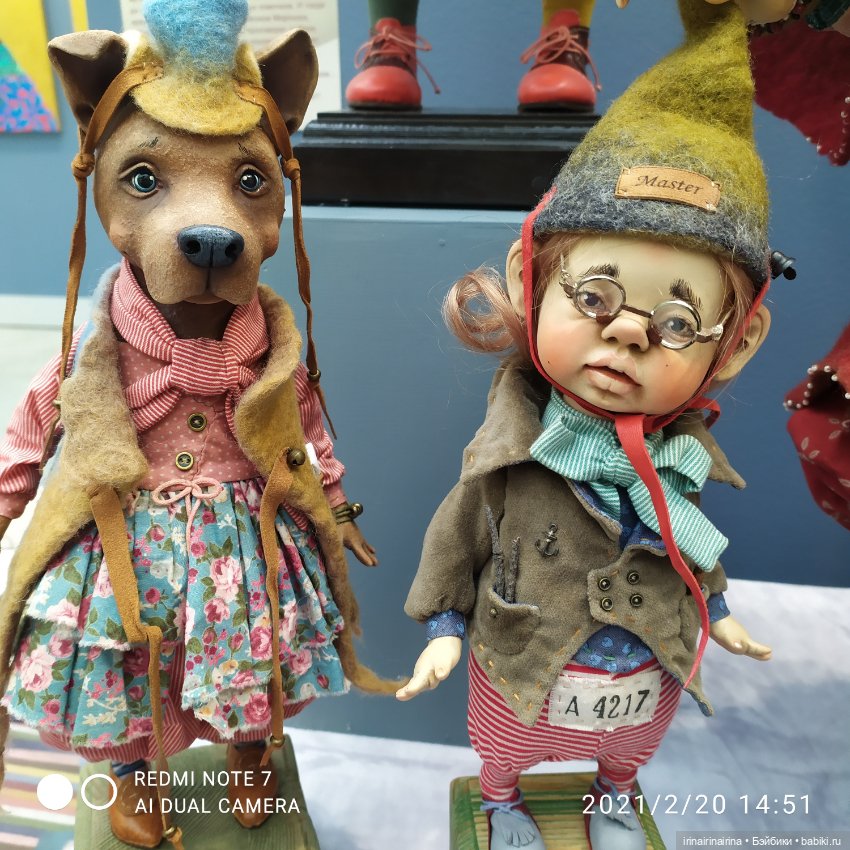 На выставке в Гостином дворе "Искусство куклы". часть 1 (фото 10)