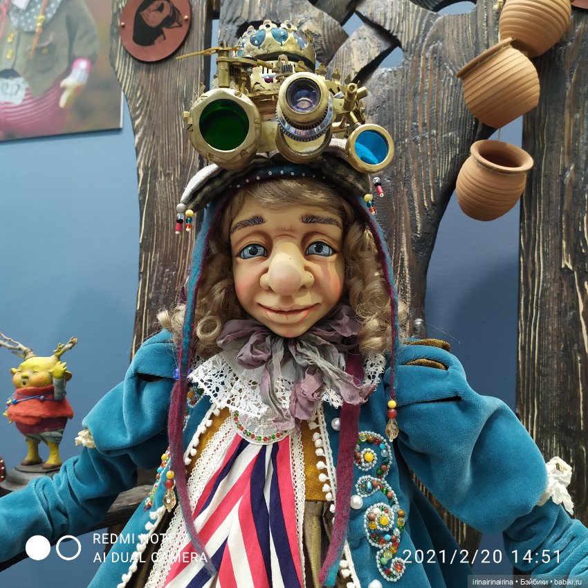 На выставке в Гостином дворе "Искусство куклы". часть 1