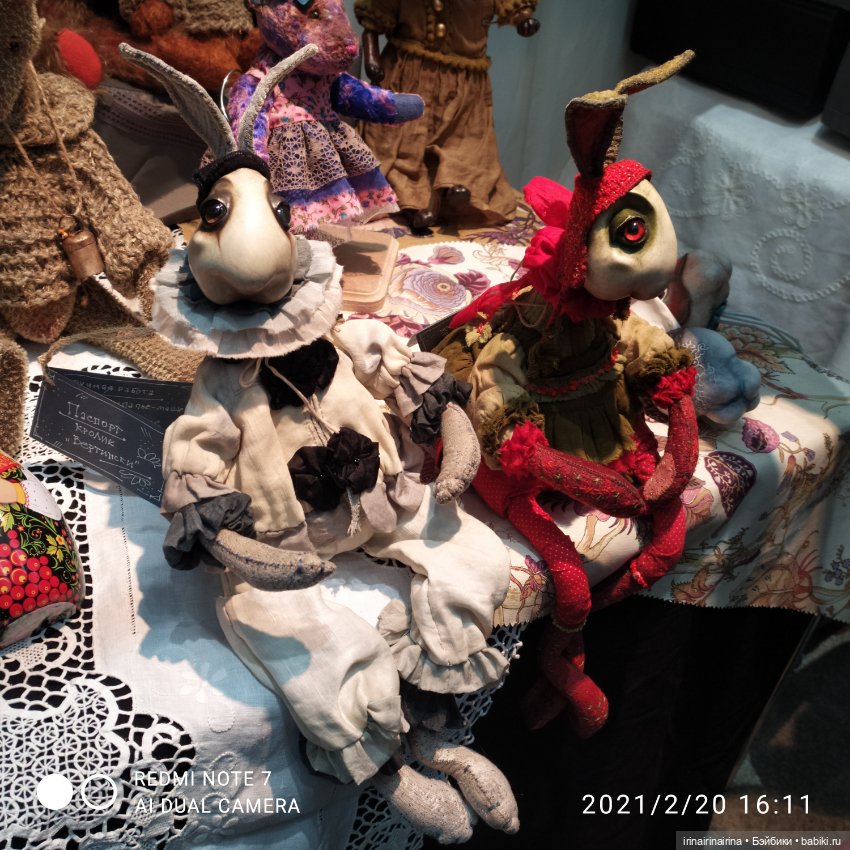 На выставке в Гостином дворе "Искусство куклы". часть 3
