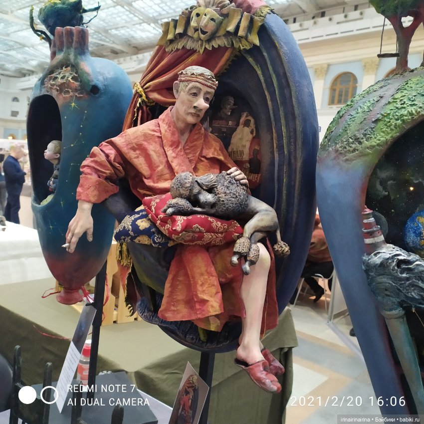 На выставке в Гостином дворе "Искусство куклы". часть 3