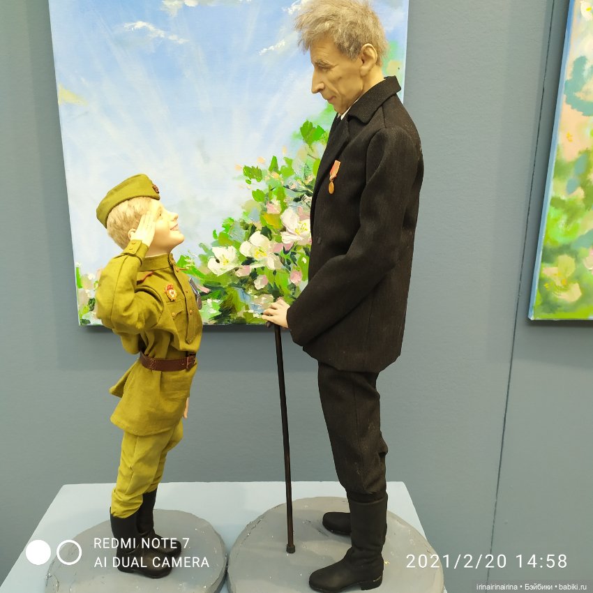 На выставке в Гостином дворе "Искусство куклы". часть 1