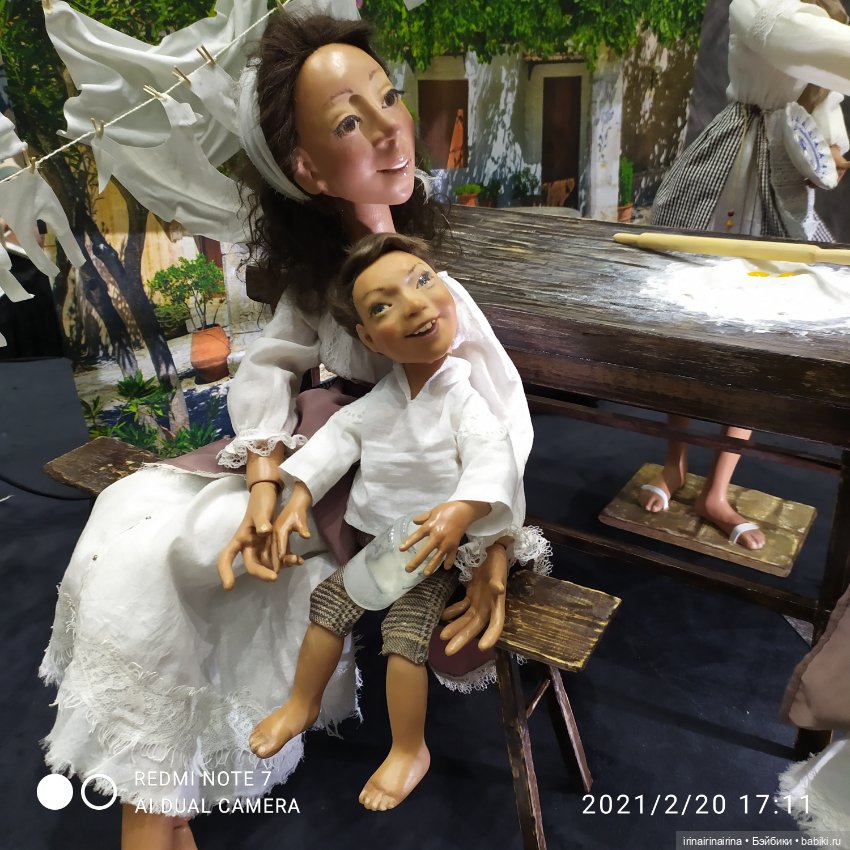 На выставке в Гостином дворе "Искусство куклы". часть 4