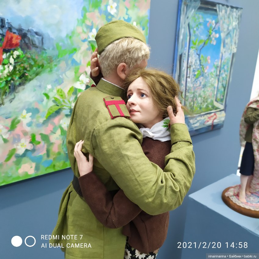 На выставке в Гостином дворе "Искусство куклы". часть 1