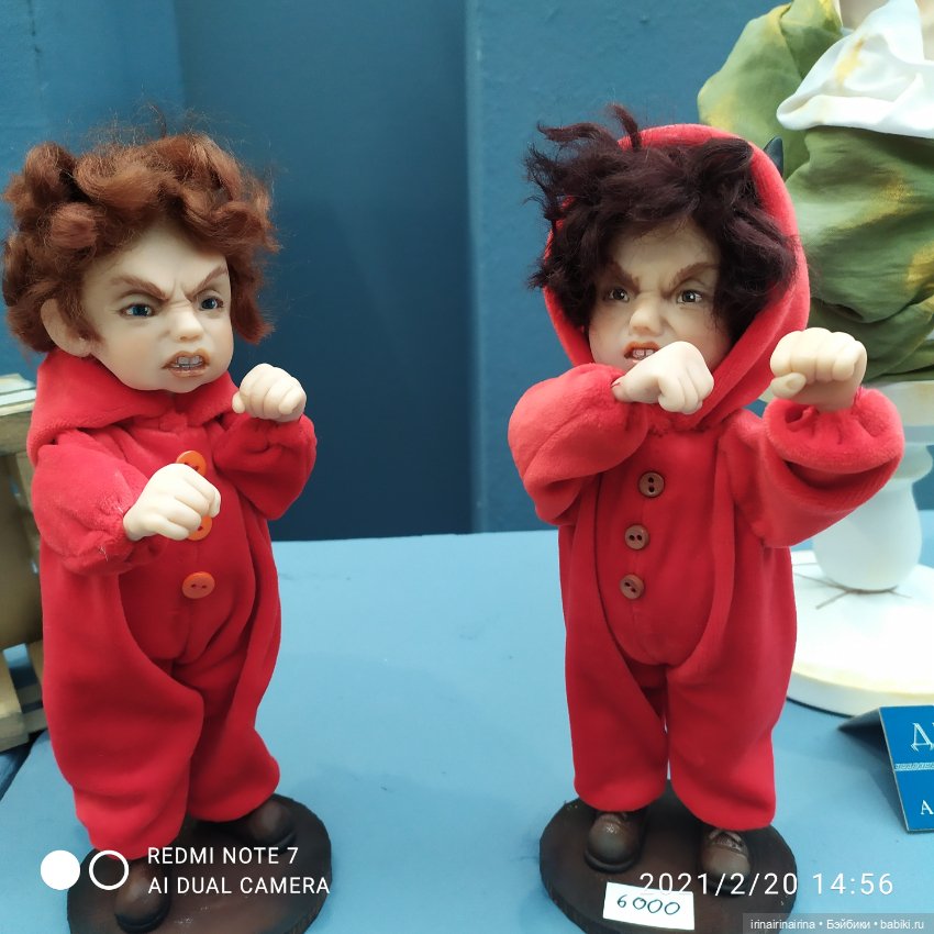 На выставке в Гостином дворе "Искусство куклы". часть 1