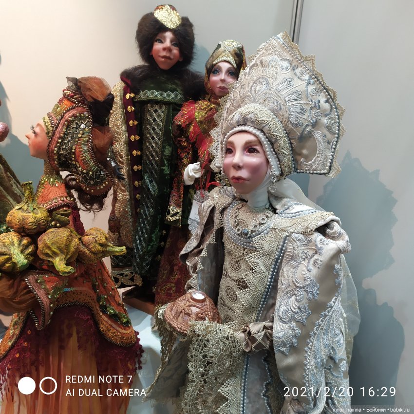 На выставке в Гостином дворе "Искусство куклы". часть 3