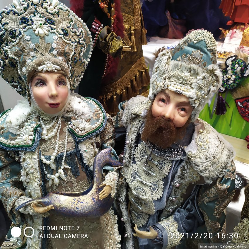 На выставке в Гостином дворе "Искусство куклы". часть 3