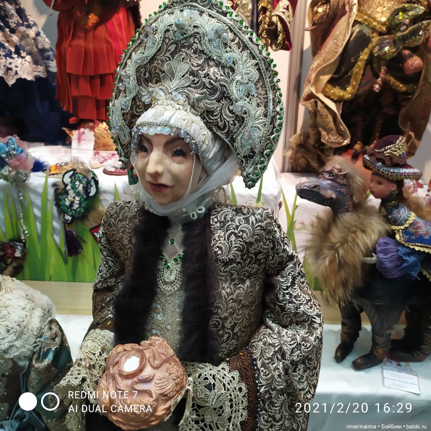 На выставке в Гостином дворе "Искусство куклы". часть 3