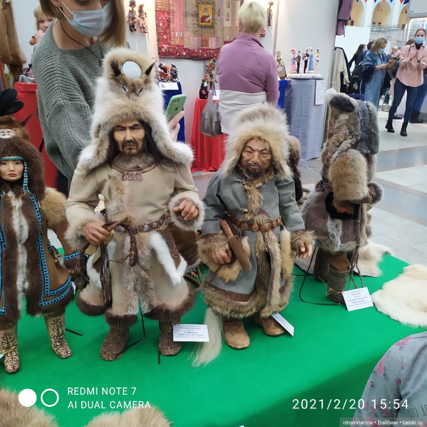 На выставке в Гостином дворе "Искусство куклы". часть 2