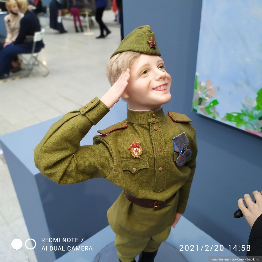 На выставке в Гостином дворе "Искусство куклы". часть 1