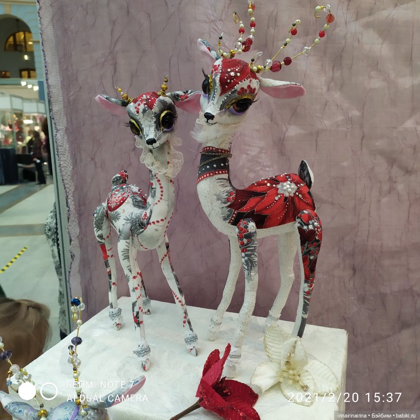 На выставке в Гостином дворе "Искусство куклы". часть 2