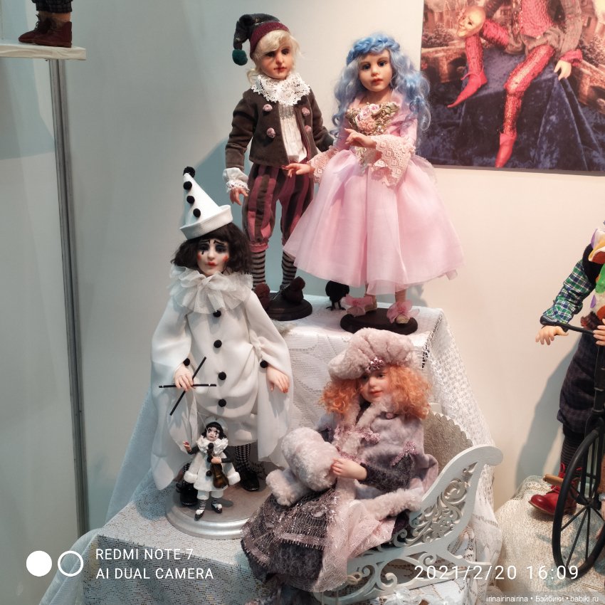 На выставке в Гостином дворе "Искусство куклы". часть 3
