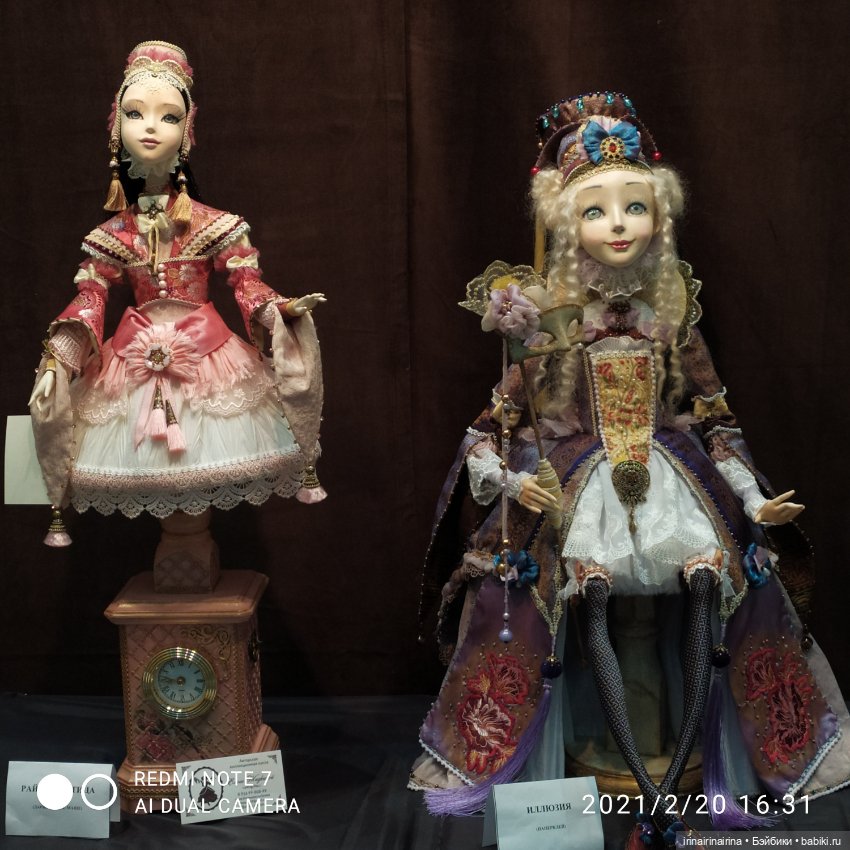 На выставке в Гостином дворе "Искусство куклы". часть 3