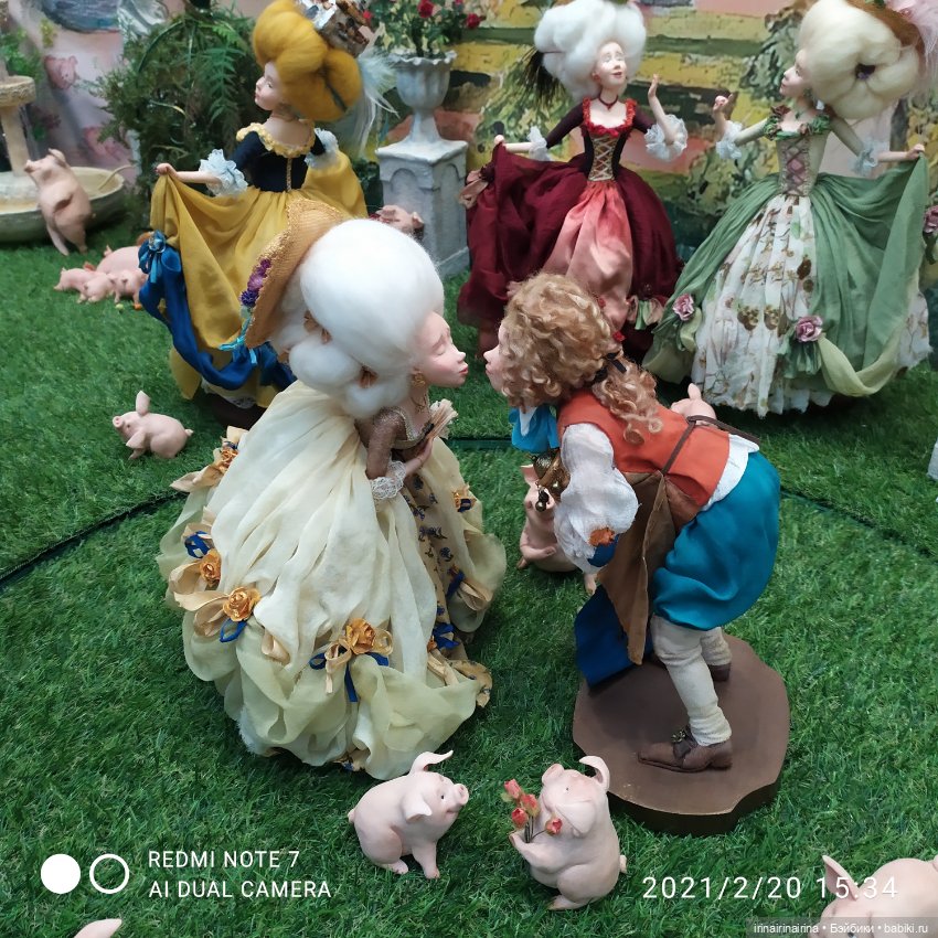На выставке в Гостином дворе "Искусство куклы". часть 2