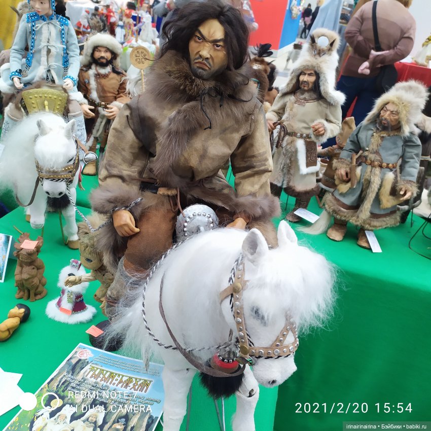 На выставке в Гостином дворе "Искусство куклы". часть 2