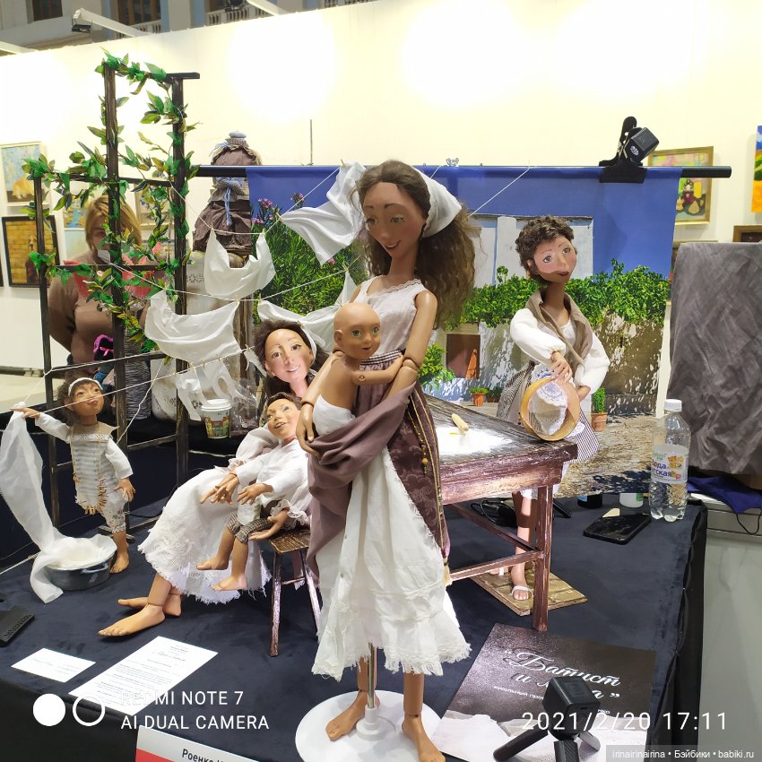 На выставке в Гостином дворе "Искусство куклы". часть 4