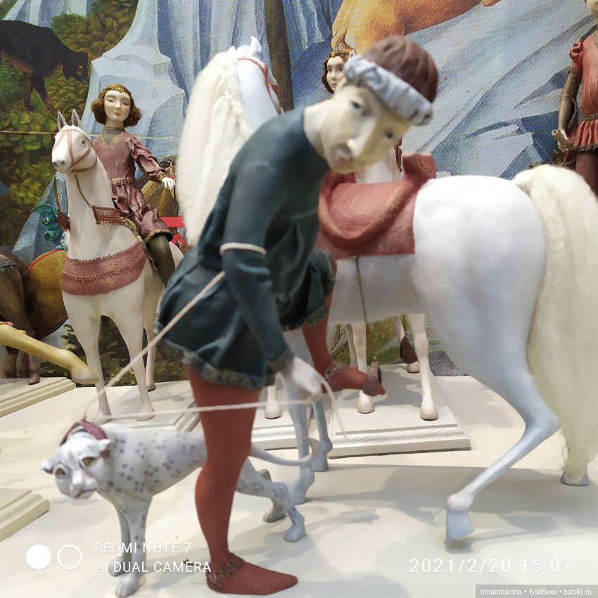 На выставке в Гостином дворе "Искусство куклы". часть 1