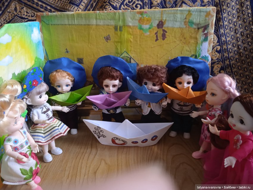 Куклы на празднике 23 февраля в детском садике "Солнышко" (фото 6)