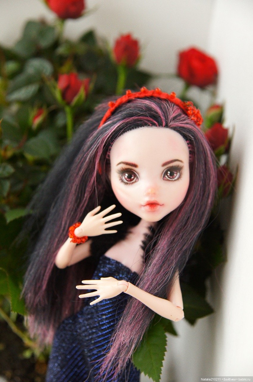 Как я себе на ДР в подарок куклу расписала (фото 5)