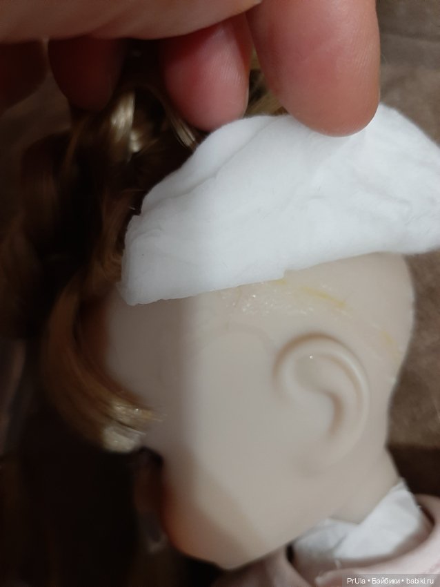 Как снимаю парики с кукол Я (фото 2)