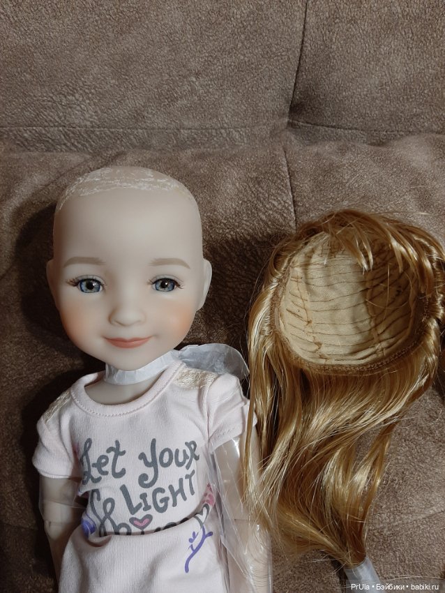 Как снимаю парики с кукол Я (фото 6)