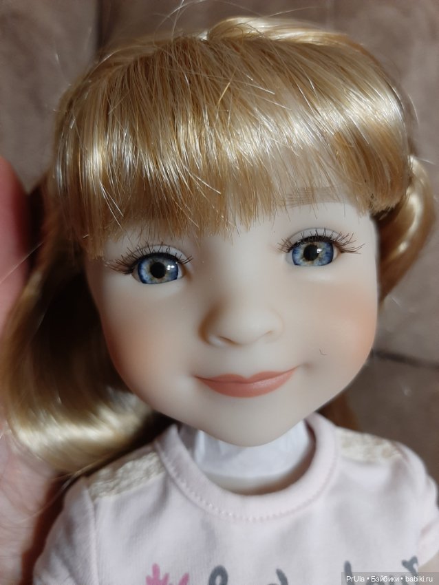 Как снимаю парики с кукол Я