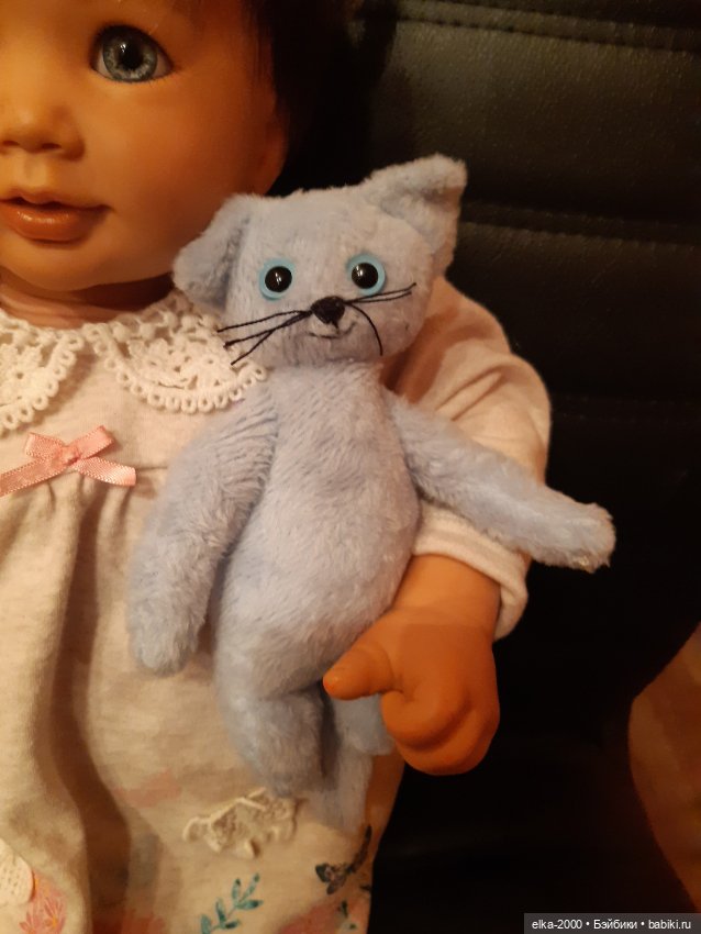 Голубой, голубой — Авторские мишки Тедди и друзья: фото (фото 9)