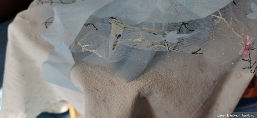 Небесноголубой наряд для Серебровласки