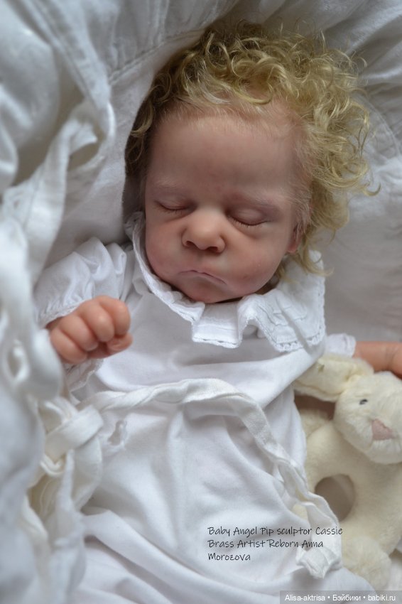 Пип - снежный Ангел. Кукла реборн Анны Морозовой