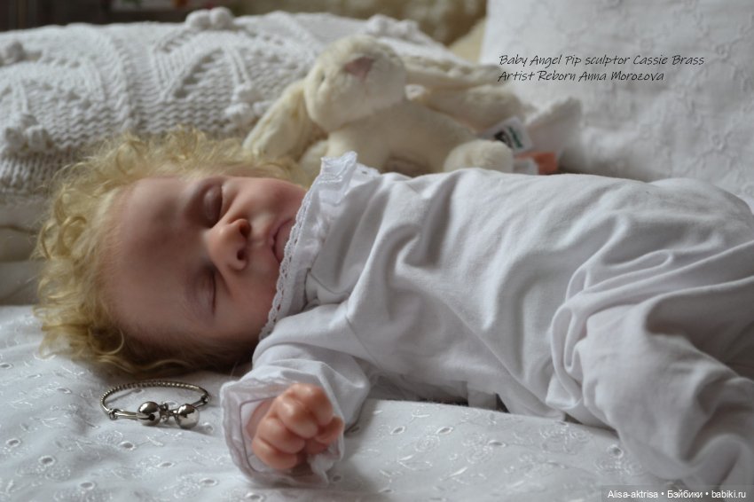 Пип - снежный Ангел. Кукла реборн Анны Морозовой
